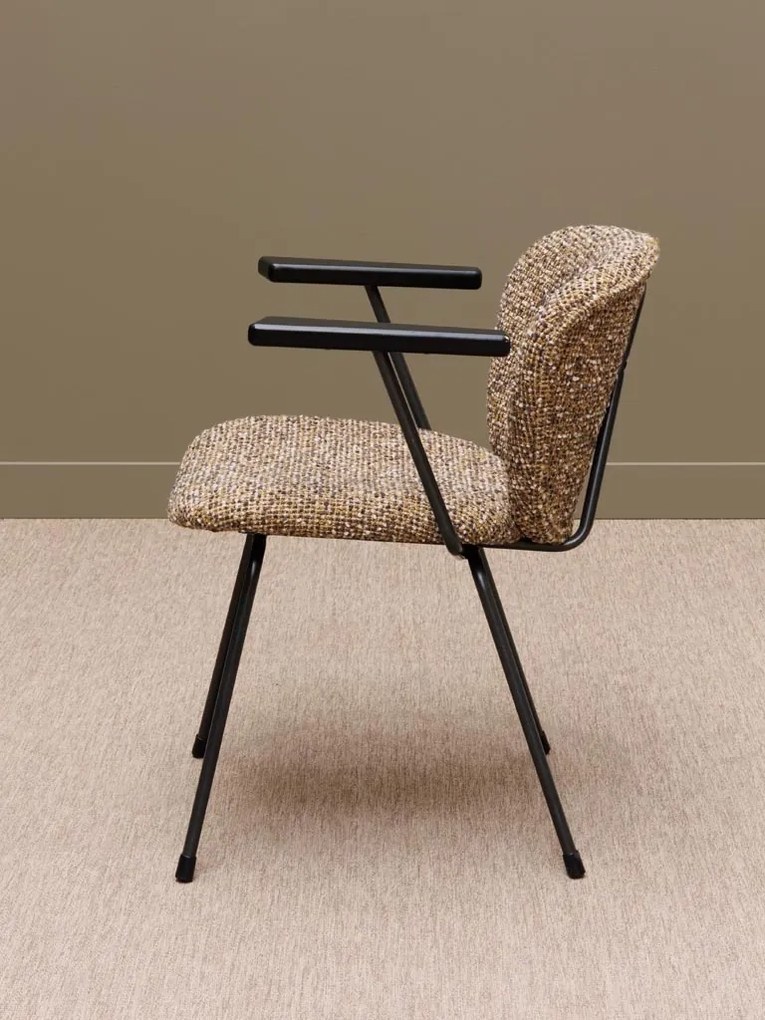 Scaun dining, din stofa, Replica