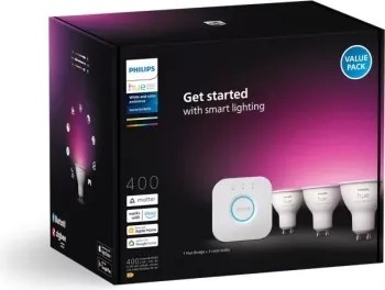 Set de bază Philips Hue WACA 3xGU10/4,2W/230V 2200-6500K + Hue Bridge