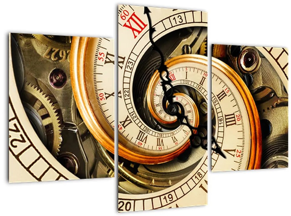 Tablou cu ceas (90x60 cm)