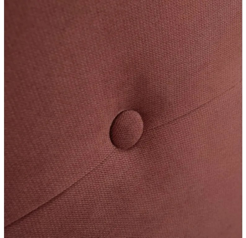 Fotoliu tesatura Culoare roz vintage/nuc, RUFINO NEW