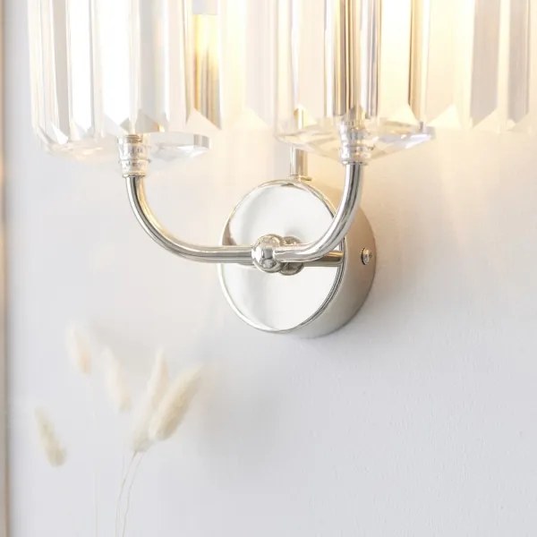 Endon 106448 - Aplica de perete CHESTERFIELD 2xE14/6W/230V, crom lucios