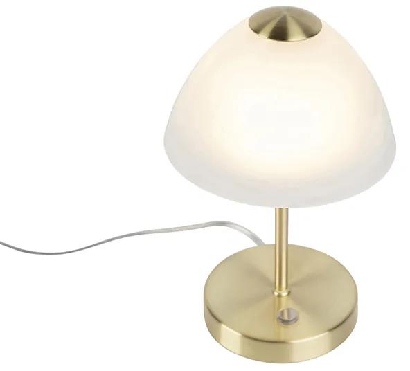 Lampă de masă design auriu reglabilă incl. LED - Joya