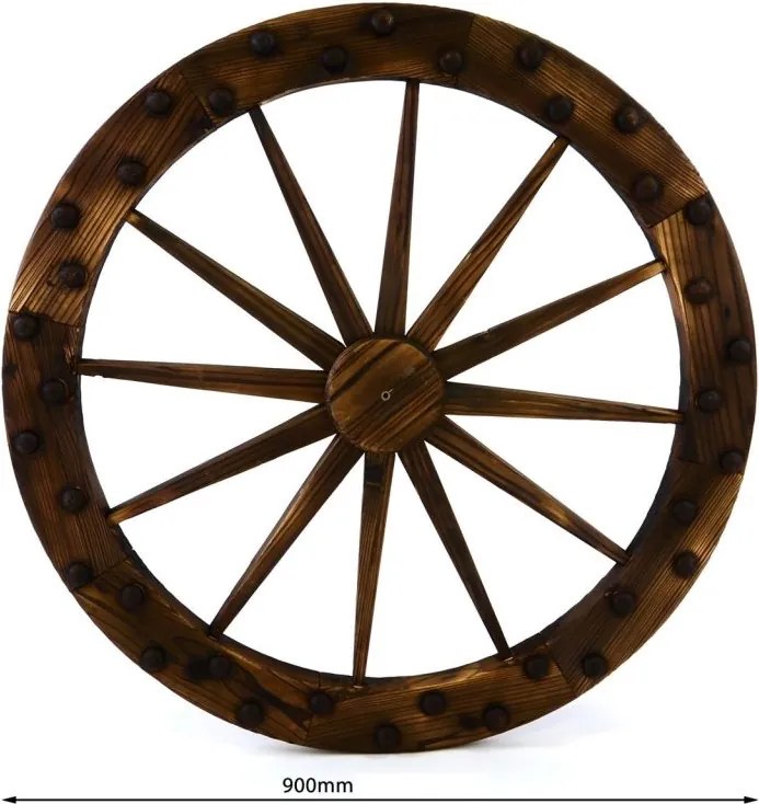 Roată decorativă din lemn