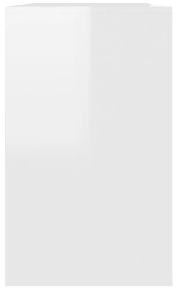 Servanta, alb extralucios, 120x41x75 cm, PAL 1, Alb foarte lucios