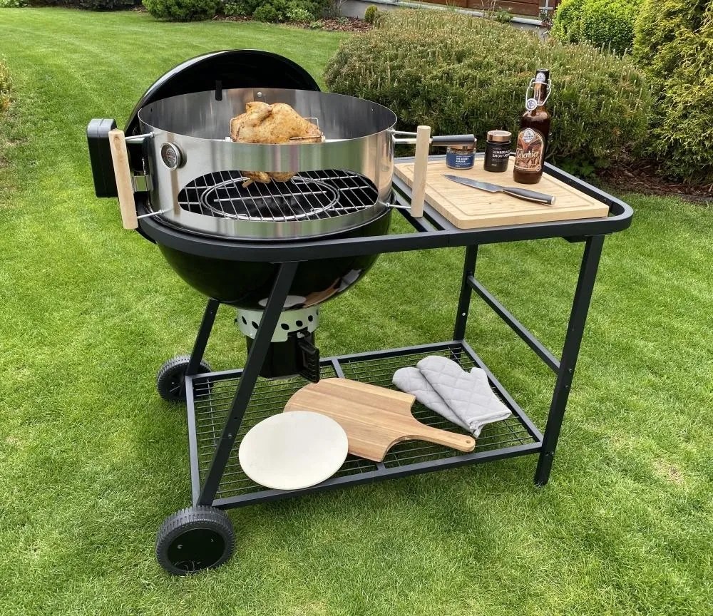 Grătar multifuncțional + rotisor electric + cuptor pentru pizza VENEZIA