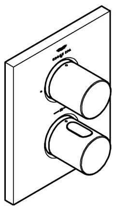 GROHE GROHTHERM F 27618000 - Capac termostatic, crom lucios