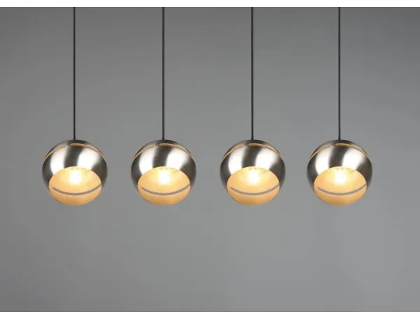 Lustră pe cablu FLETCHER 4xE14/40W/230V crom mat Trio