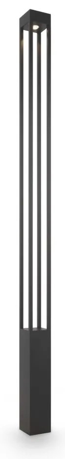 Stalp LED mare pentru iluminat exterior IP65 Elbe grafit H-200cm