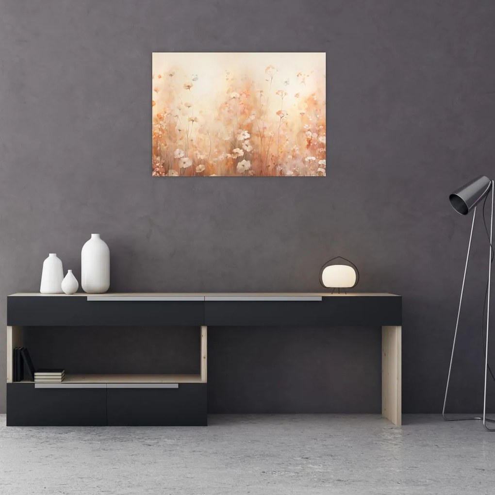 Tablou - Model de flori sălbatice (70x50 cm)