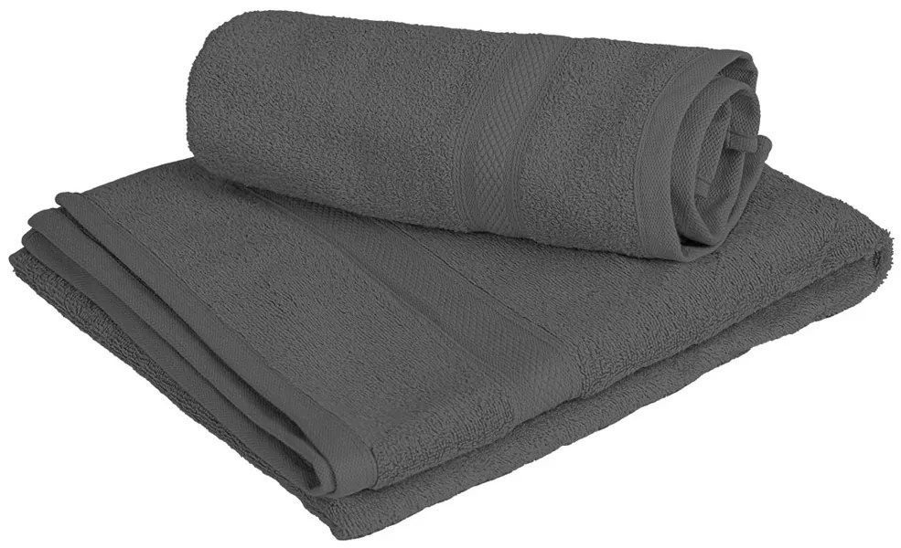 1x prosop mare CLARYSSE ELEGANCE 70x140 cm + 1x prosop CLARYSSE 60x110 cm 100% bumbac, gri