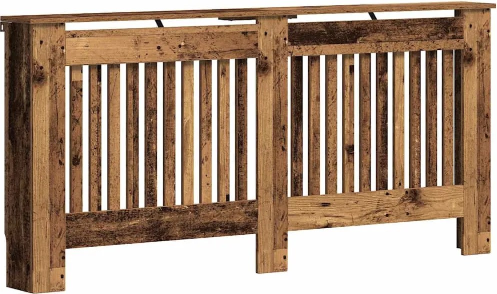 vidaXL Capac pentru radiator Lemn Vechi 172 x 19 x 81,5 cm