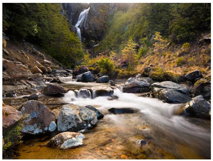 Fototapet - Ohakune - Waterfalls in New Zealand