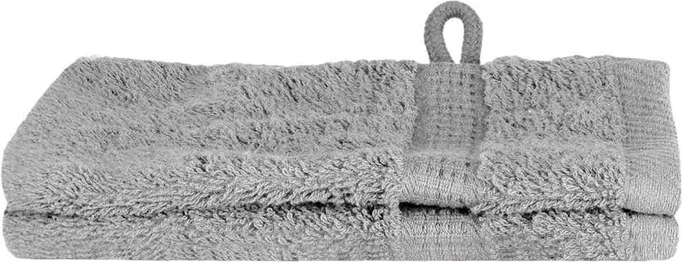 vidaXL Prosop pentru musafiri SOLUND 2 pcs Gri 15 x 21 cm 550 gsm