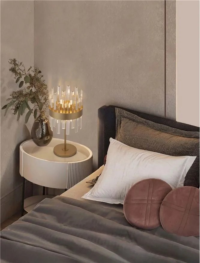 Veioza, Lampa de masa design modern Crown
