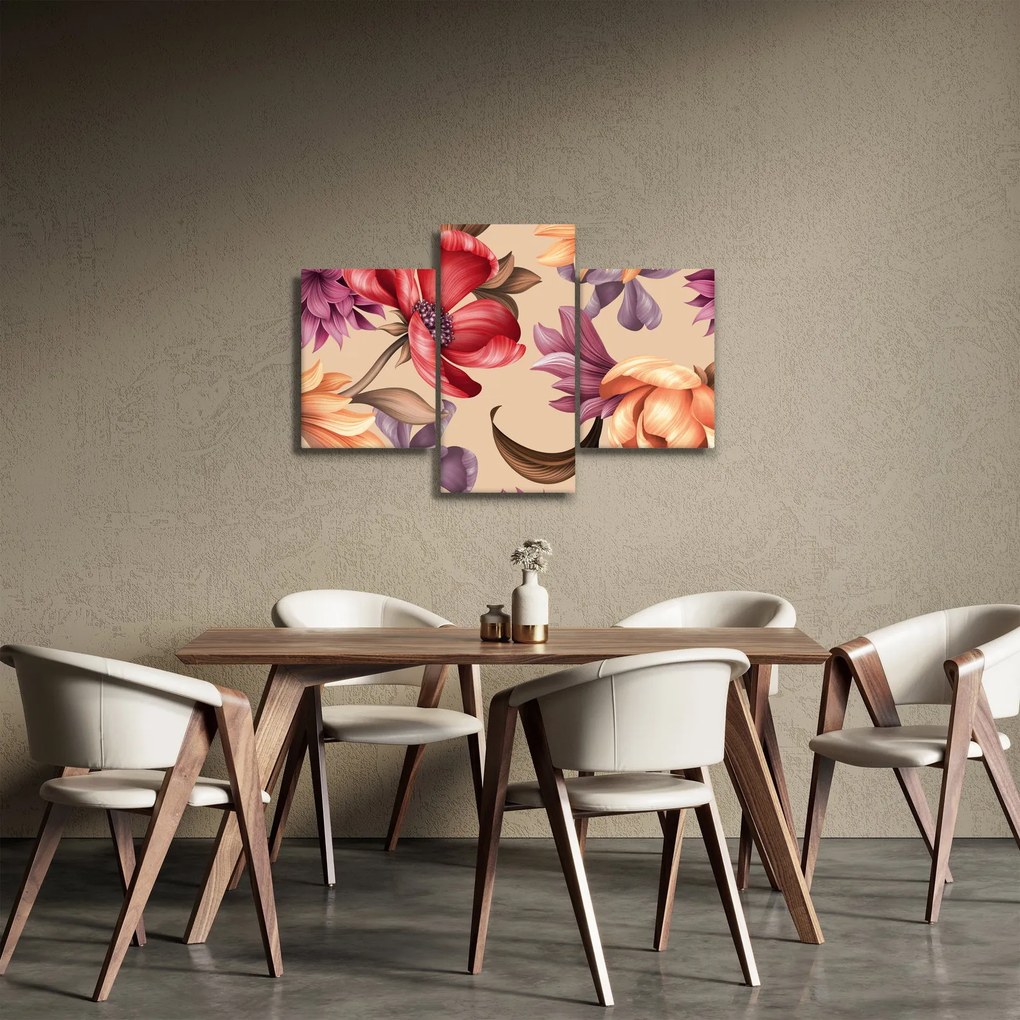 Tablou - Flori de epocă (90x60 cm)