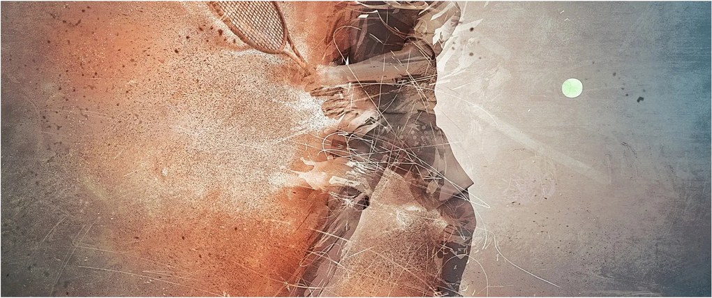Tablou - Jucător de tenis (120x50 cm)