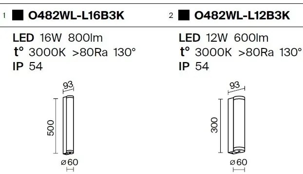 Aplica de perete LED iluminat exterior IP54 Rounge