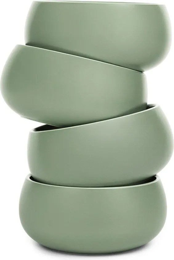 Boluri mici verzi 4 buc. din gresie 600 ml Aura Luma – Bonami Selection