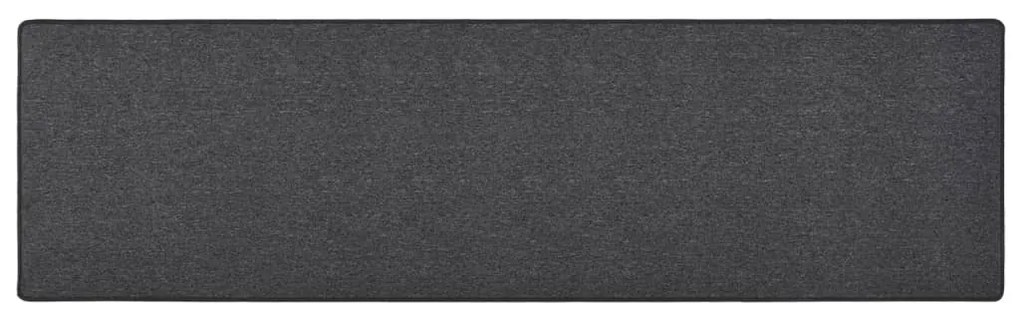 vidaXL Covor traversă, antracit, 80x300 cm