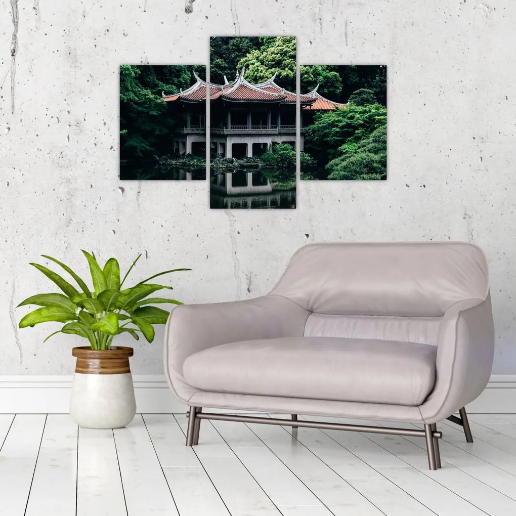 Tablou cu grădina japoneză națională (90x60 cm)