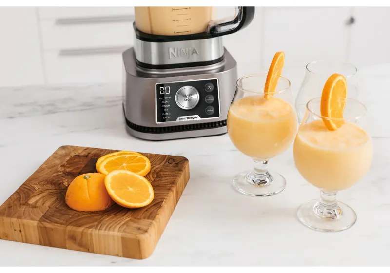 Blender Ninja Foodi Power Nutri CB350EU, 1200W, 2.1L, 3in1, 6 programe, Smart Torque, Auto-iQ, Negru/inox