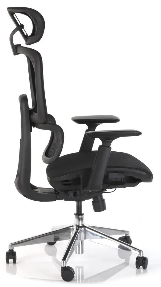 Scaun de birou Lustro, negru