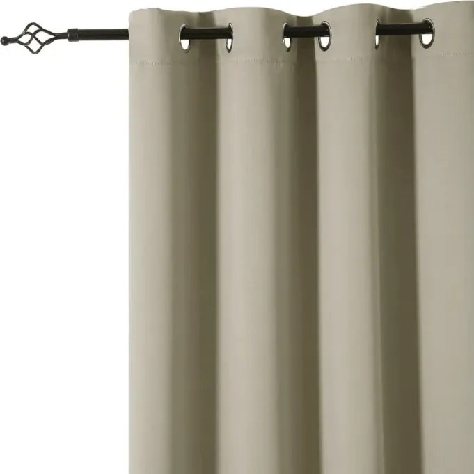 Perdea OXFORD 140x250 cm, bej deschis Agatat: Inele metalice