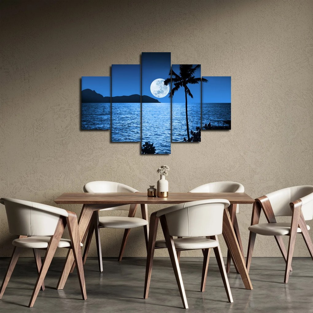 Tablou - Luna deasupra nivelului mării (150x105 cm)