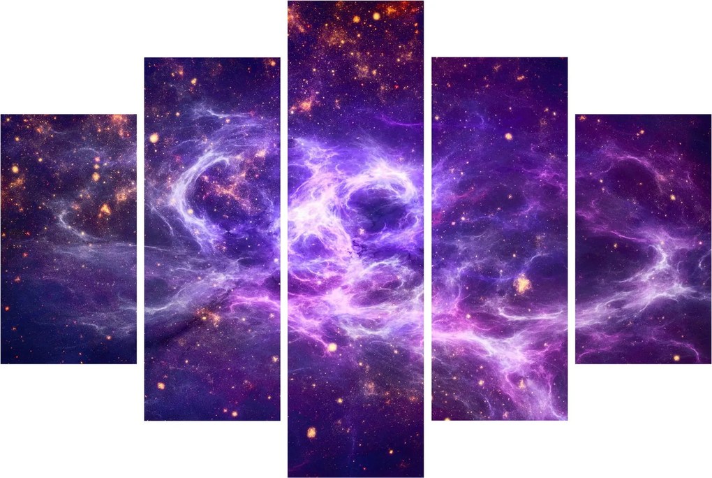 Tablou - Universul violet (150x105 cm)