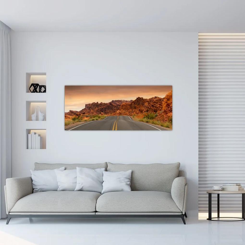 Tablou cu drum în munți (120x50 cm), în 40 de alte dimensiuni noi