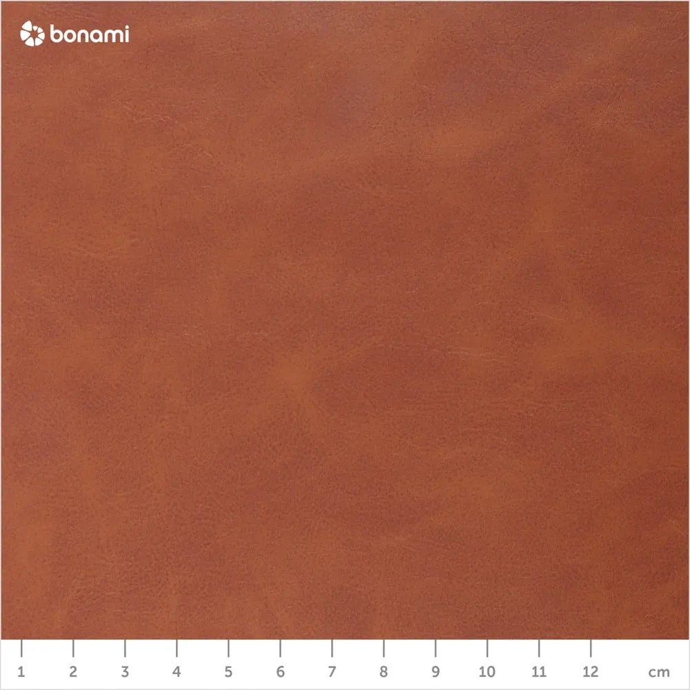 Scaun de sufragerie maro coniac cu cotiere tapițat Naya – Actona