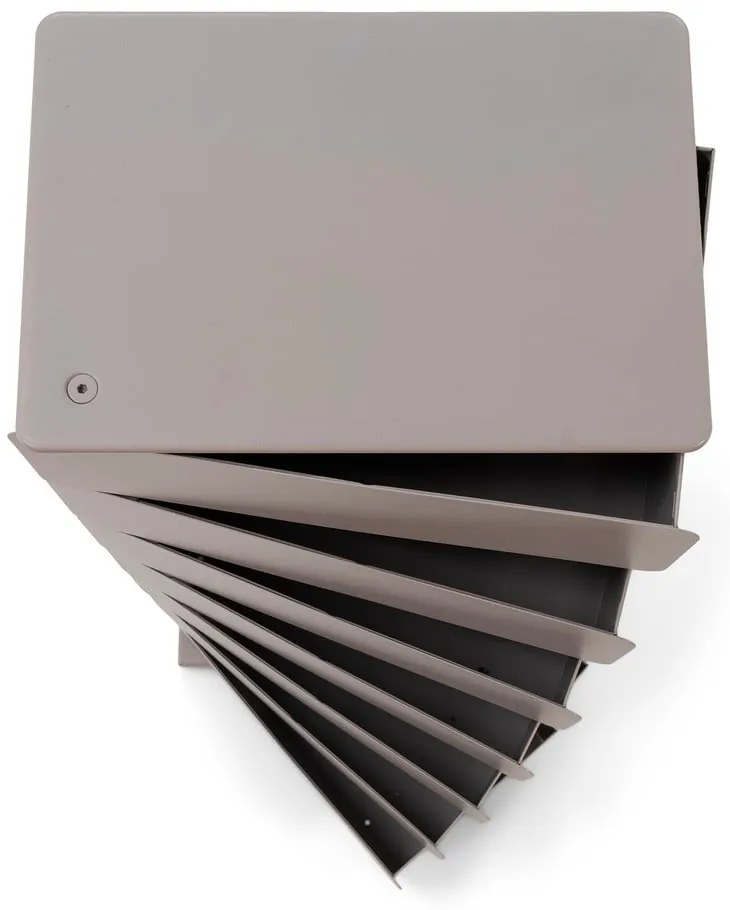 Comodă gri-bej din metal 37x98,5 cm Joey – Spinder Design