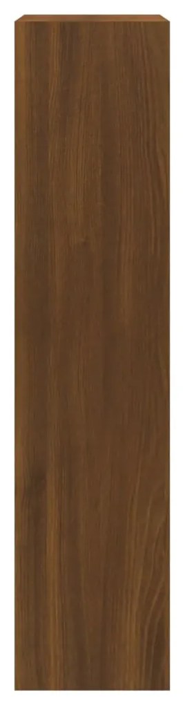 Pantofar, stejar maro, 63x24x103 cm, lemn compozit