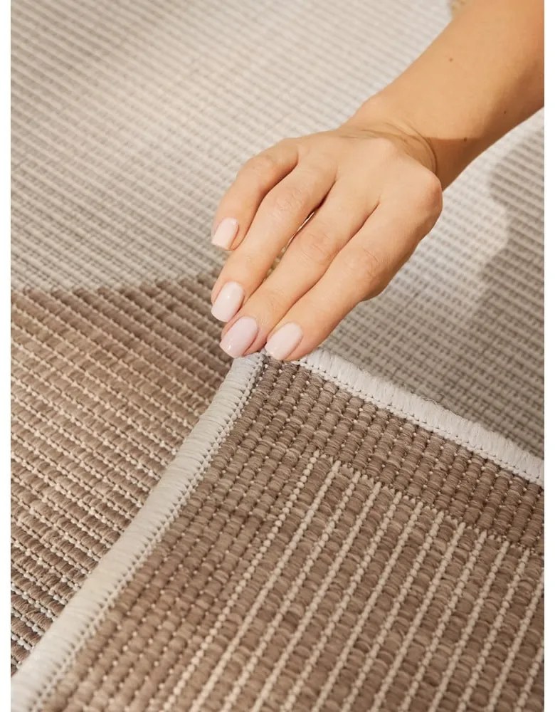 Covor pentru exterior și interior bej/fildeș 160x230 cm Duet Bowen – NORTHRUGS