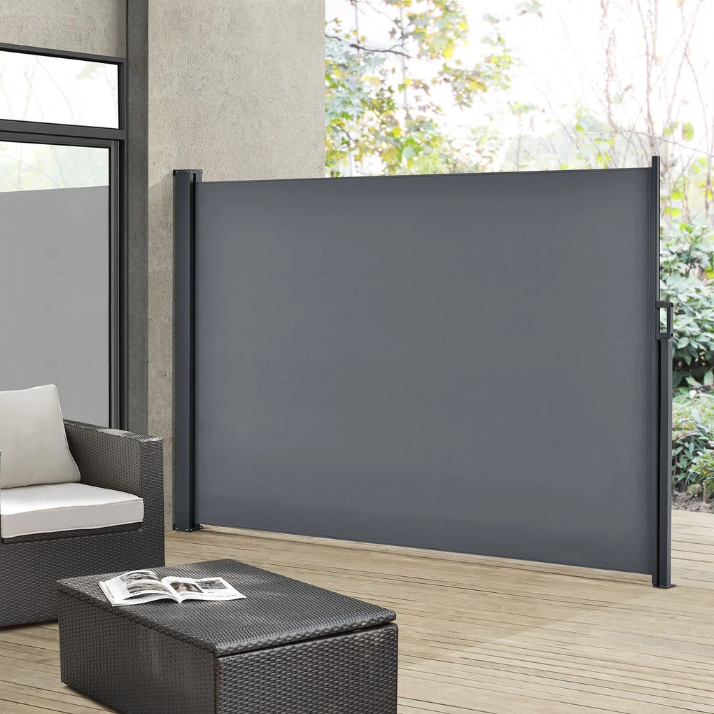 Perete lateral "Dubai" 300 x 200 cm gri închis