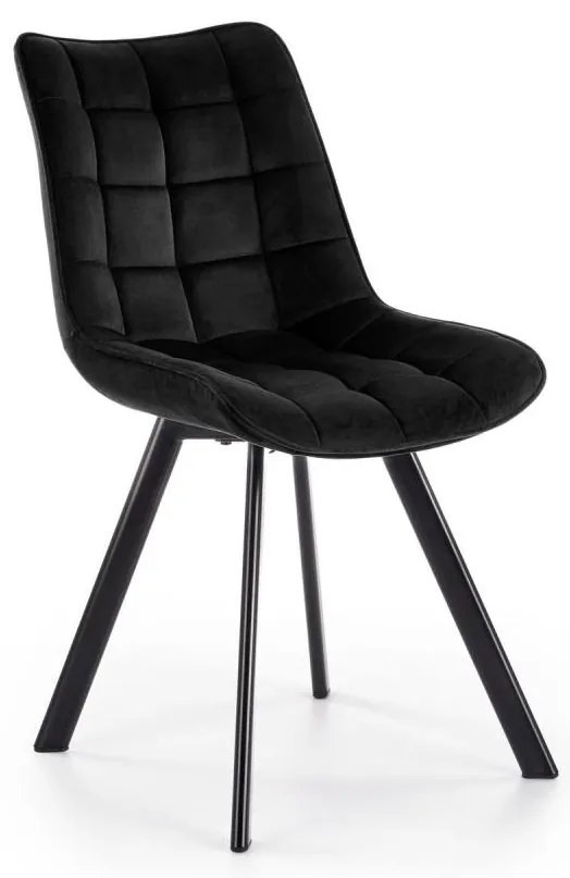 Scaun de dining COMORO, 1 buc., negru