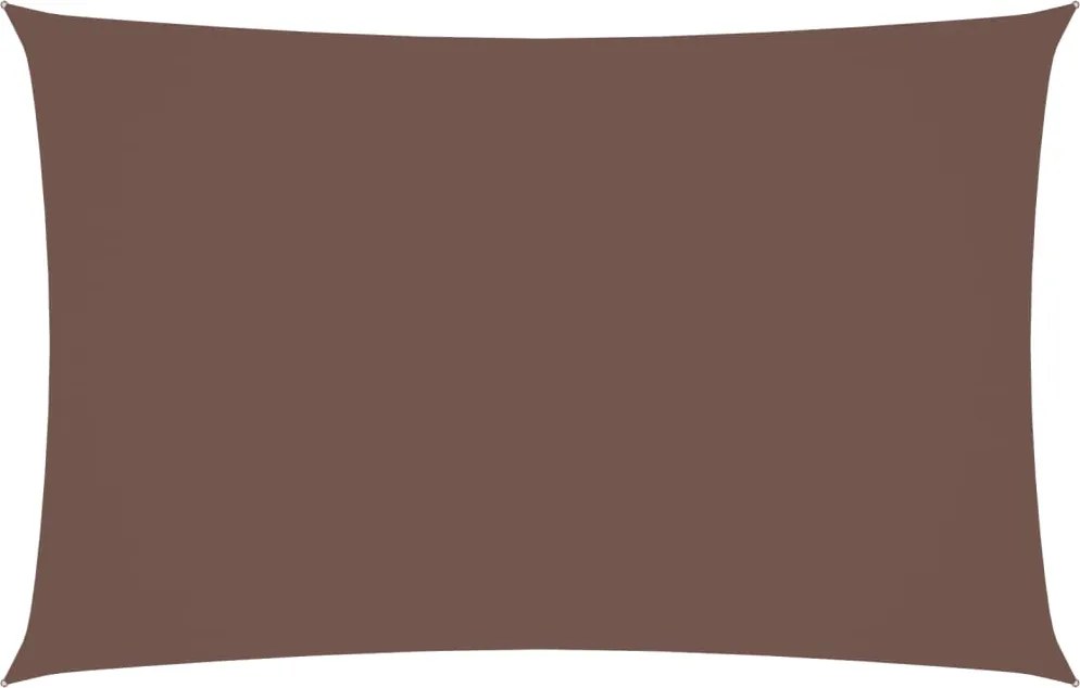 vidaXL Parasolar, maro, 2x5 m, țesătură oxford, dreptunghiular