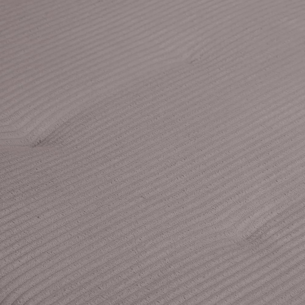 Colțar gri cu tapițerie din catifea reiată (cu colț pe partea stângă ) Ariella – Ropez