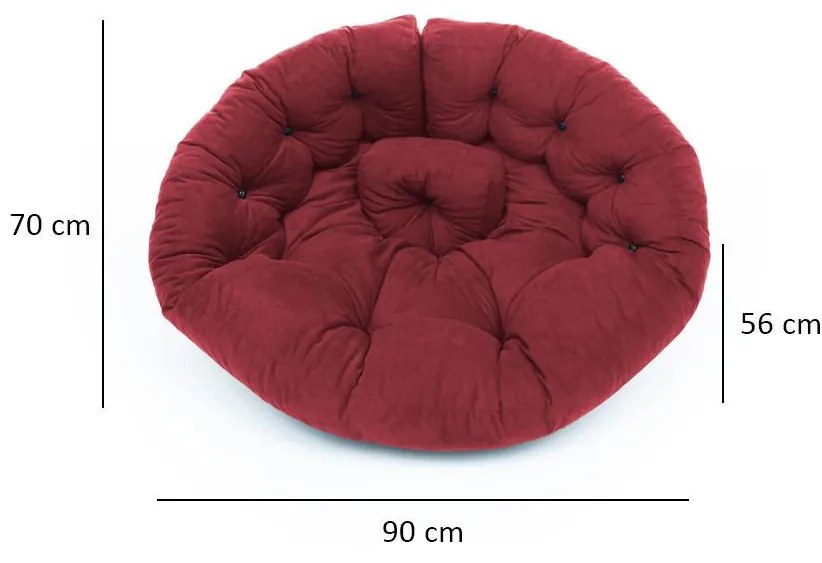 Taburete Dekisu (roșu claret) . 1094519