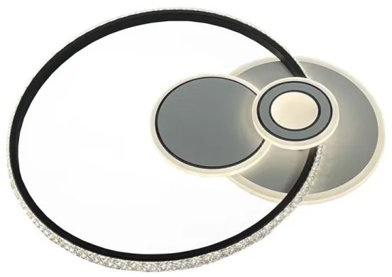 Lustră LED dimabilă aplicată LED/80W/230V 3000-6500K + telecomandă