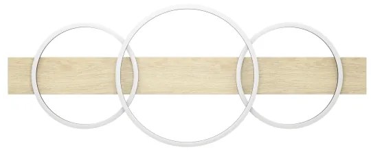 Plafonieră LED Eglo 901717 BOYAL 3xLED/12W/230V 3000K bej/negru