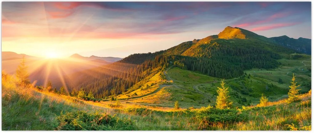 Tablou - Peisaj de vară (120x50 cm)
