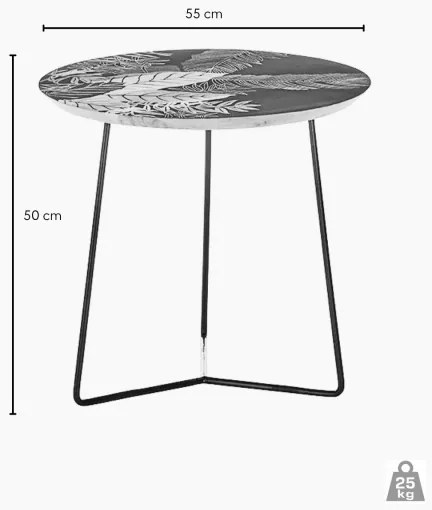 Masă de cafea BRAVON din lemn de mango