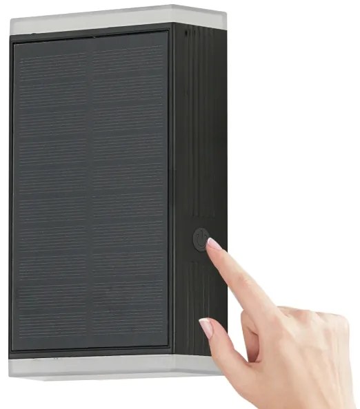 Aplică LED solară Brilagi SUN GUARD LED/2W/3,7V 2000 mAh IP45