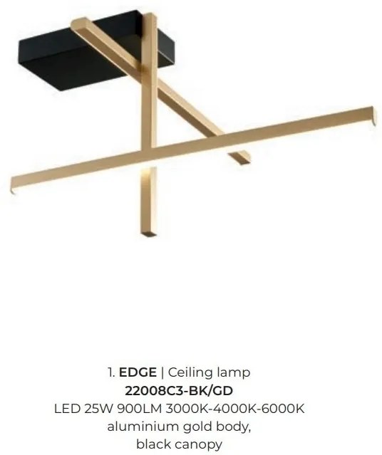 Lustra aplicata LED design moderna EDGE