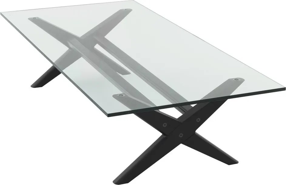 Masuta de cafea design elegant LUX Maynor, lemn negru 114499 HZ