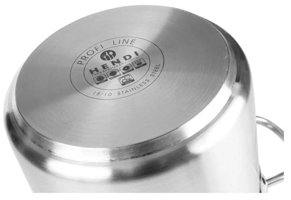 Tigaie profesionala inox, 32 cm diametru x 5,5 cm inaltime, gama Hendi Profi Line
