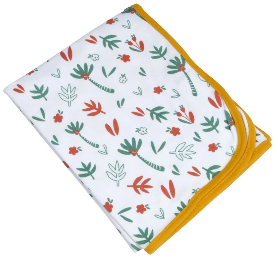 Pătură pentru copii albă din bumbac 75x75 cm Savannah – Bébé Douceur