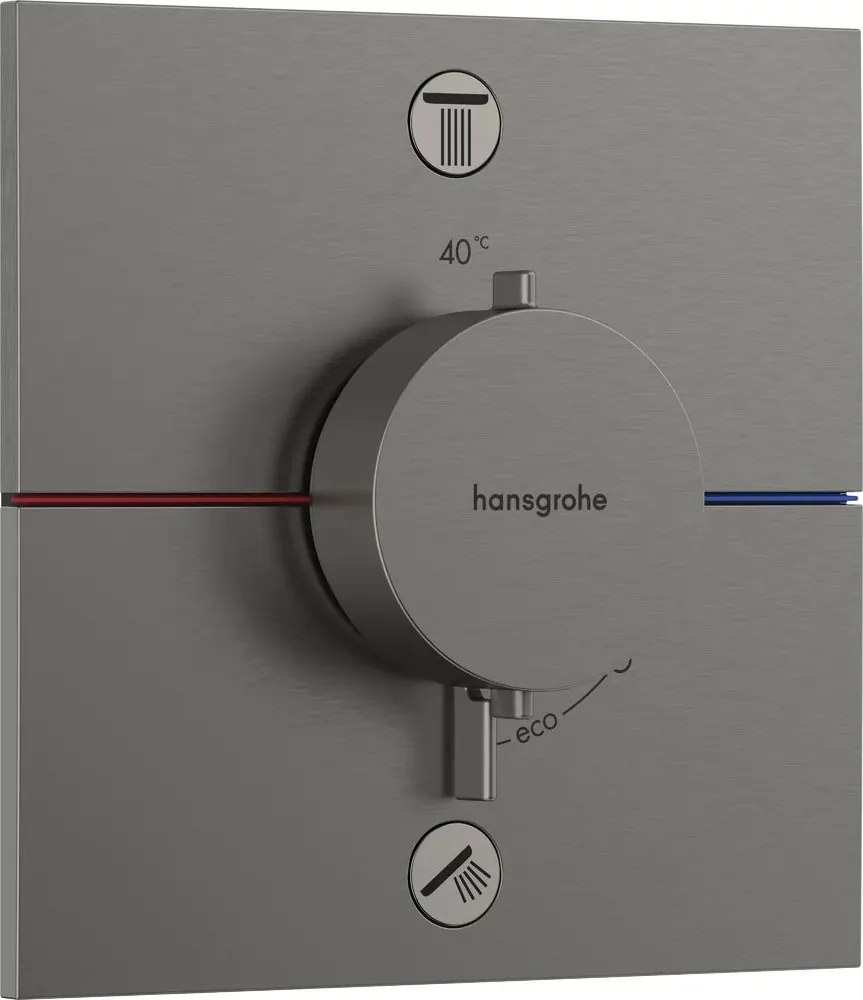Baterie dus termostatata incastrata crom periat Hansgrohe ShowerSelect Comfort E 2 functii