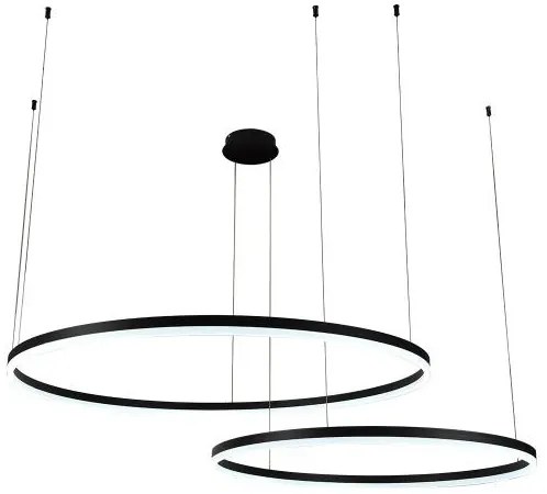 Lustră LED dimabilă pe cablu LED/128W/230V 3000-6500K + telecomandă